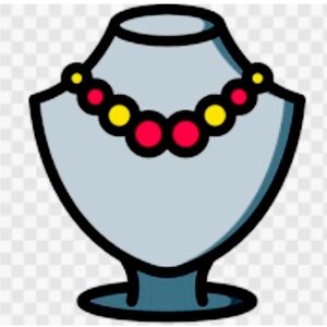 Check out this closet for beautiful necklaces